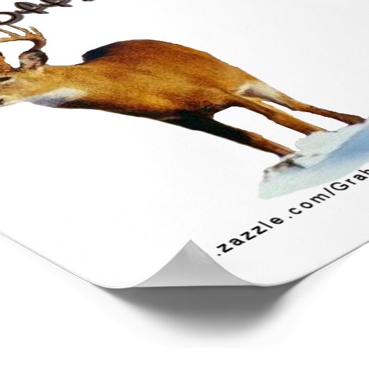 Zieh ab! Schreib es ab... Poster (Ecke)