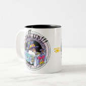 Zieh auf!! Mug Zweifarbige Tasse (Vorderseite Links)