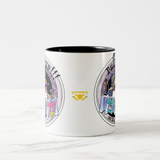 Zieh auf!! Mug Zweifarbige Tasse (Mittel)