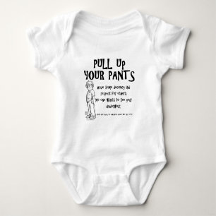 Zieh Deine Hose Hoch Baby Strampler