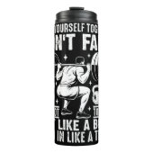 Zieh dich zusammen, keine Furz Thermosbecher (Vorderseite)