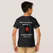 Zieh die Rüstung Gottes T - Shirt an. (Schwarz voll)