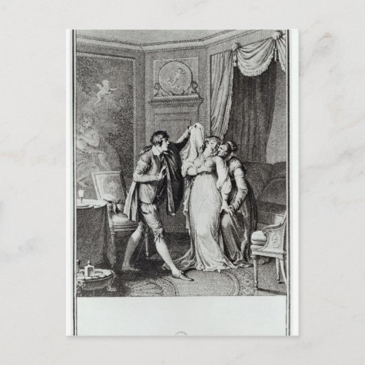 "Zieh diesen Schleier aus Kapitel 7 des Postkarte (Vorderseite)