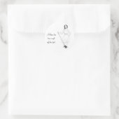 Zieh ihre Brautparty-Sticker ab Runder Aufkleber (Tasche)
