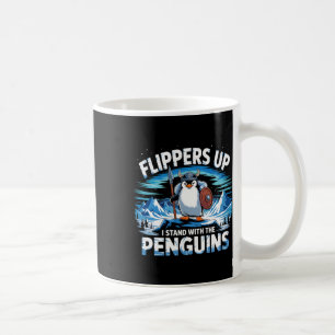 Zieh mich auf, mit den Pinguinen lustige Trump Kaffeetasse