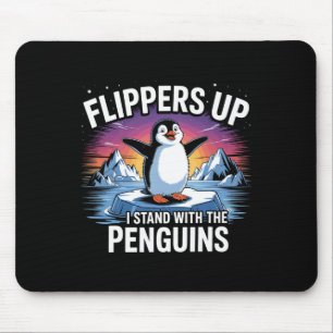 Zieh mich auf, mit den Pinguinen lustige Trump Mousepad