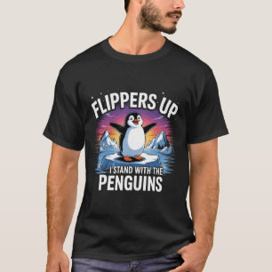 Zieh mich auf, mit den Pinguinen lustige Trump T-Shirt