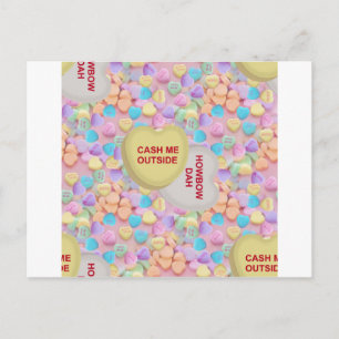 zieh mich draußen zur Rechenschaft Postkarte