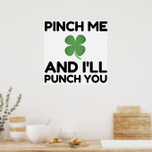 Zieh mich und ich hebe dich poster (Küche)