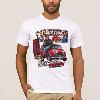 Zieh mich zurück 60er & 70er Retro T-Shirt