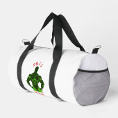 Zieh oder gib auf - Hardcore Bodybuilding Motivati Duffle Bag (Rechte Ecke)