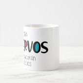 Zieh Raben groß Kaffeetasse (Mittel)