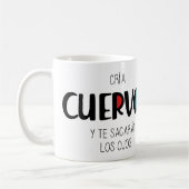 Zieh Raben groß Kaffeetasse (Links)