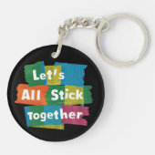 Zieh zusammen schlüsselanhänger (Rückseite)