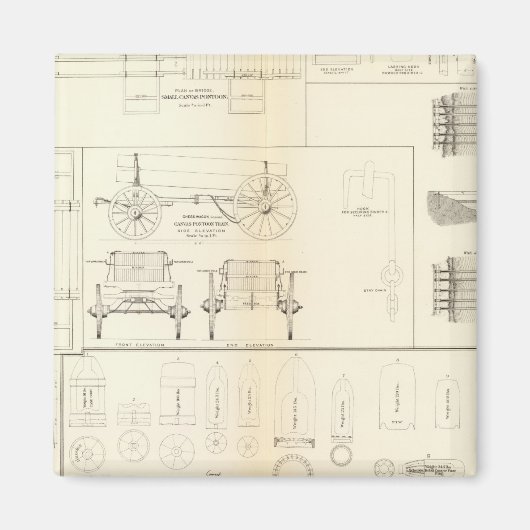 Ziehboote, Brücken, Wagen, Projektile Magnet (Vorne)