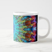 Ziehen in Kaleidoskop Jumbo-Tasse (Rechts)