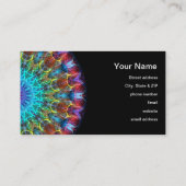 Ziehen in Kaleidoskop Visitenkarte (Rückseite)