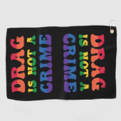 Ziehen ist kein kriminelles Golfhandtuch (Horizontal)