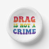 Ziehen ist kein Papierkorb Pappteller (Vorderseite)