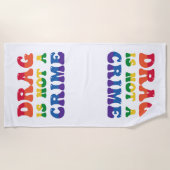 Ziehen ist kein Strandhandtuch. Strandtuch (Vorderseite)