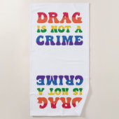 Ziehen ist kein Strandhandtuch. Strandtuch (Vorderseite)