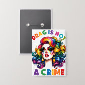 Ziehen ist kein Verbrechen Button (Vorderseite/Rückseite)