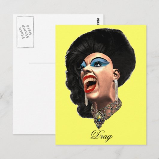 Ziehen Postkarte (Vorne/Hinten)