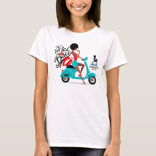 Ziehen sich Bella Vespa-Mädchen-T-Shirt 2015 T-Shirt (Vorderseite)