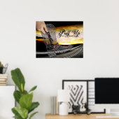 Ziehen Sie das Poster Ihrer Bootstraps hoch (Heimbüro)