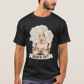 Ziehen Sie das Puppenkreuz "Queen Race" heraus T-Shirt (Vorderseite)