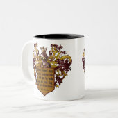 Ziehen Sie das schwarze Flagge Mencken Zitat hoch Zweifarbige Tasse (Vorderseite Links)