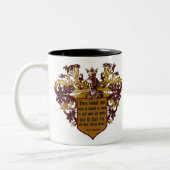 Ziehen Sie das schwarze Flagge Mencken Zitat hoch Zweifarbige Tasse (Links)