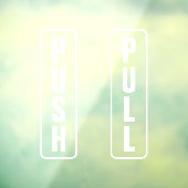 Ziehen Sie den Stift, indem Sie die Glastür verlas Fensteraufkleber (Blatt 3)