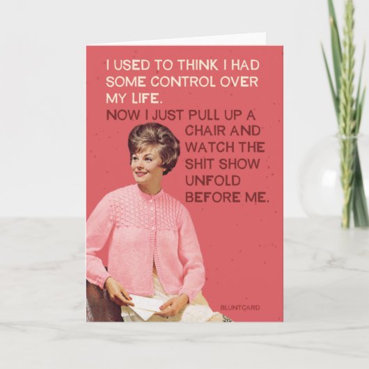 Ziehen Sie den Stuhl hoch Karte (Vorderseite)