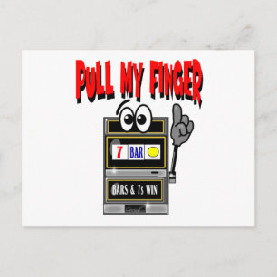Ziehen Sie die Fingersteckdose an, Postkarte