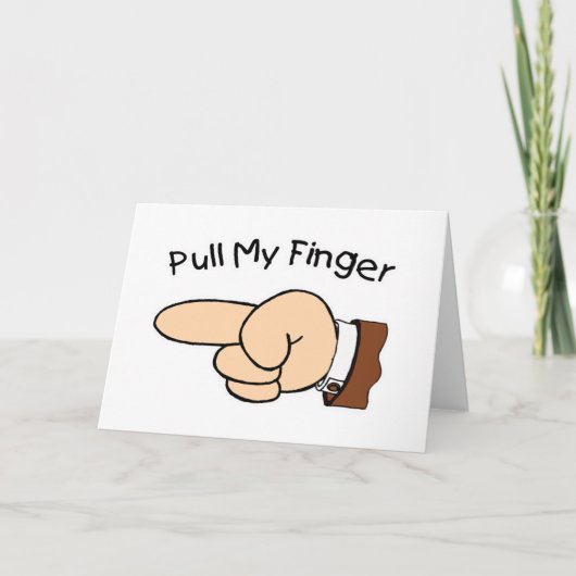 Ziehen Sie die Griffkarte an meinem Finger. Karte (Vorderseite)