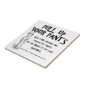 Ziehen Sie Ihre Pfoten hoch Fliese (Seite)