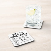 Ziehen Sie Ihre Pfoten hoch Getränkeuntersetzer (Rechte Seite)