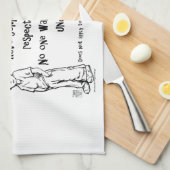 Ziehen Sie Ihre Pfoten hoch Handtuch (Viertel Falte)