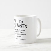 Ziehen Sie Ihre Pfoten hoch Kaffeetasse (VorderseiteRechts)