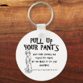 Ziehen Sie Ihre Pfoten hoch Schlüsselanhänger (Vorderseite)