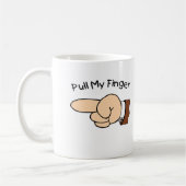 Ziehen Sie meine Finger-Kaffee-Tasse Kaffeetasse (Links)
