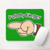 Ziehen Sie meine Finger-Mausunterlage Mousepad (Mit Mouse)