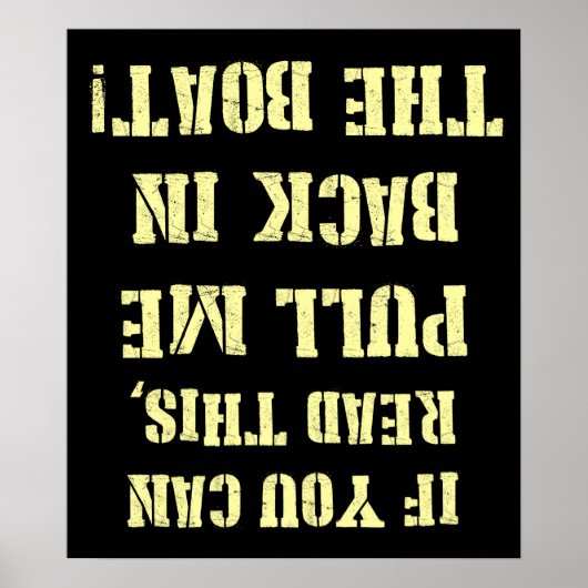 Ziehen Sie mich zurück ins Boot Poster (Vorne)