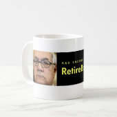 Ziehen Sie sich Barney-Kaffee-Tasse zurück Kaffeetasse (Vorderseite Links)