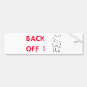 ZIEHEN SIE SICH HINTERN-ROT-AUTOAUFKLEBER ZURÜCK AUTOAUFKLEBER