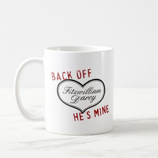 Ziehen Sie sich ihn ist Tasse Bergwerk-Herrn Darcy (Links)