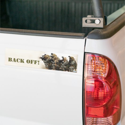 Ziehen Sie sich zurück! Autoaufkleber (Auf Lkw)