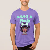 Ziehen und Fab Tri-Blend Shirt (Vorderseite)