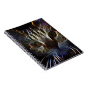 Ziehende Katzengesichtskunst, aus leicht - gotisch Notizblock (Rechte Seite)